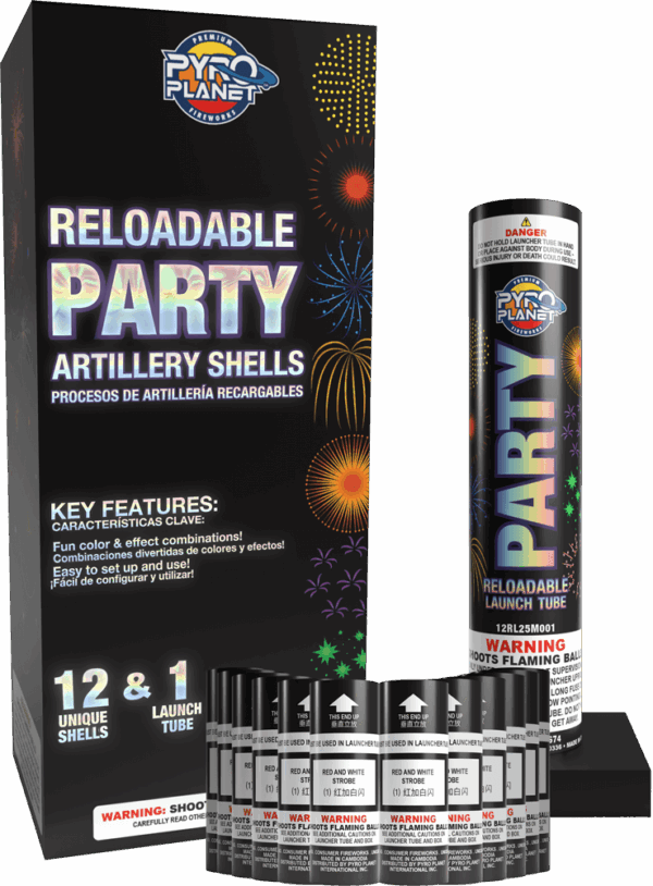 Party Reloadable Artillery Shell Kit