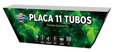 PLACA 11 TUBOS - GREEN BUTTERFLY
