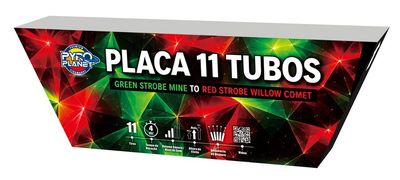 PLACA 11 TUBOS - GREEN STROBE MINE TO RED STROBE WILLOW COMET