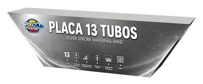 PLACA 13 TUBOS - SILVER STROBE WATERFALL MINE