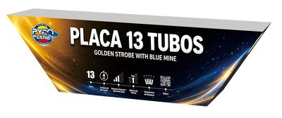 PLACA 13 TUBOS - GOLDEN STROBE WITH BLUE MINE
