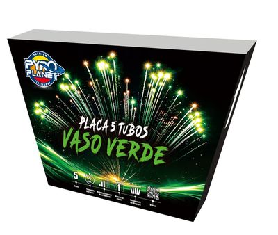 PLACA 5 TUBOS VASO VERDE