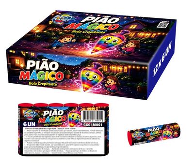 PIÃO MÁGICO - Bola Crepitante