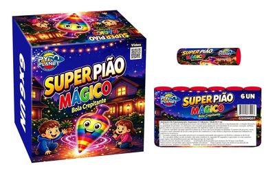 SUPER PIÃO MÁGICO - Bola Crepitante