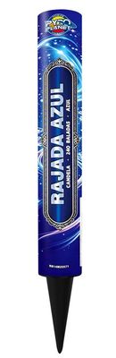RAJADA AZUL - CANDELA - 240 BALADAS - AZUL